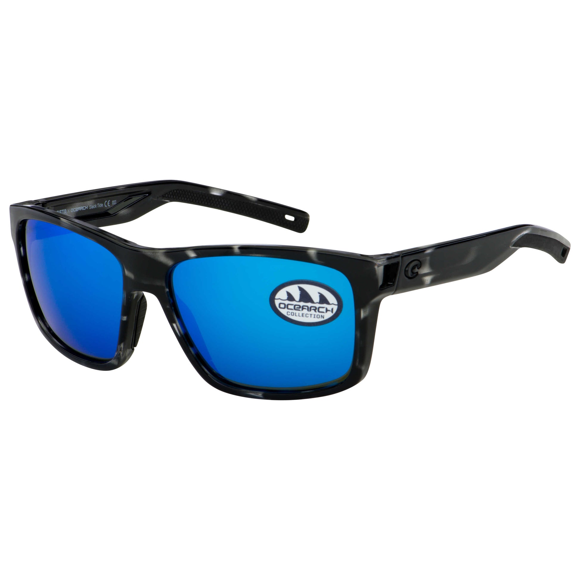 Front view of Costa del Mar Slack Tide Men's Sunglasses SLT-192OC-OBMGLP