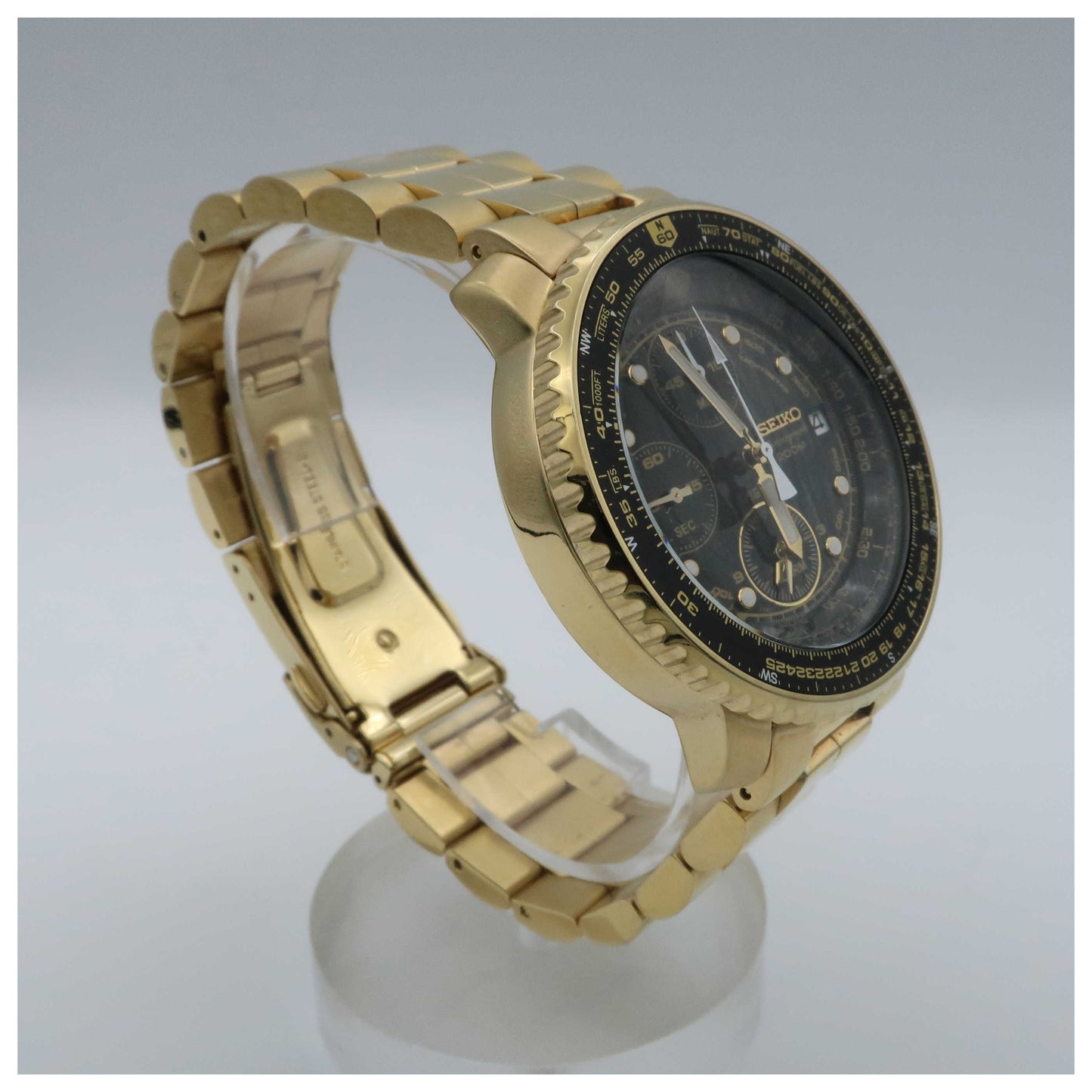 Seiko Alarm Chronograph Men's Watch SNA414-PO - Image #3