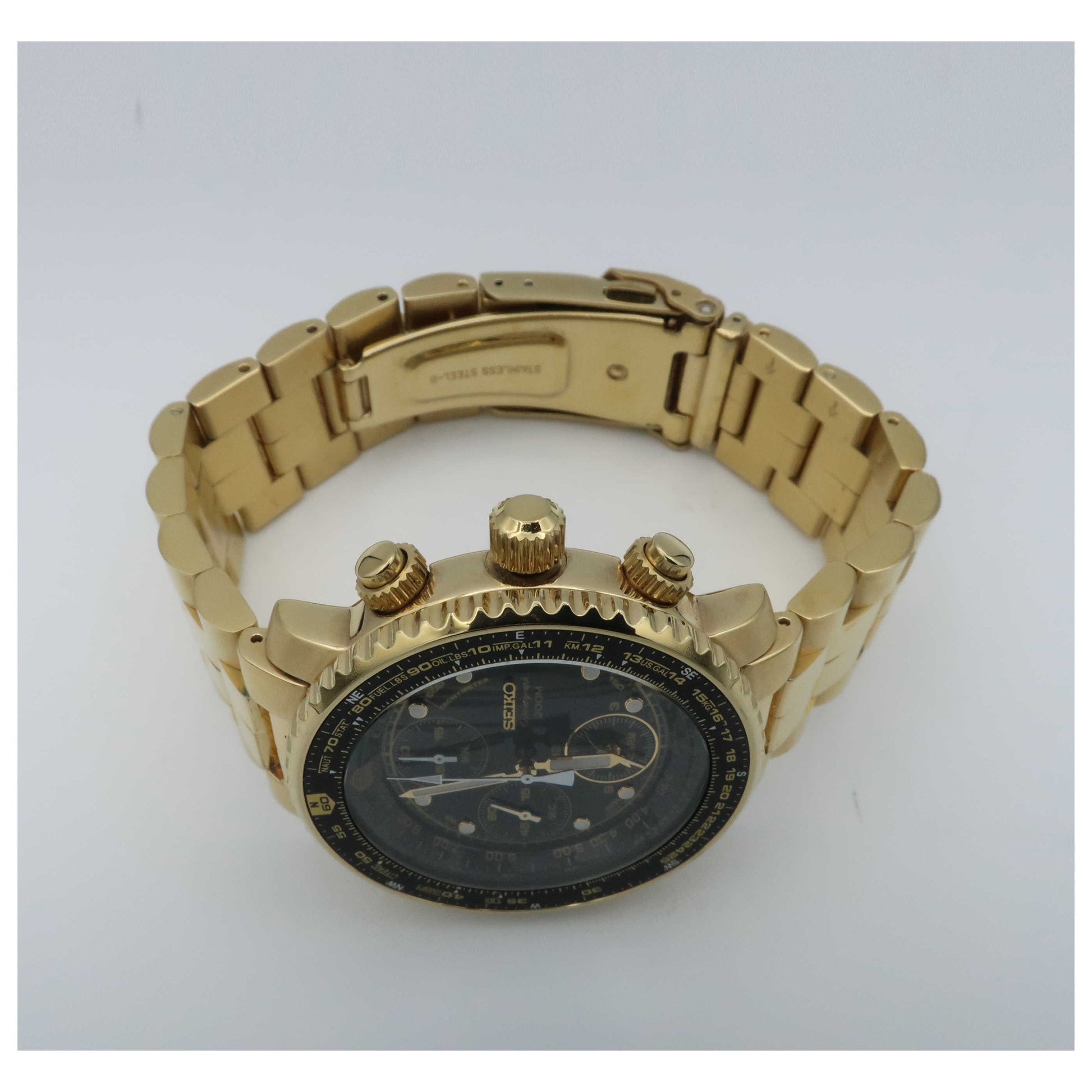 Seiko Alarm Chronograph Men's Watch SNA414-PO - Image #8