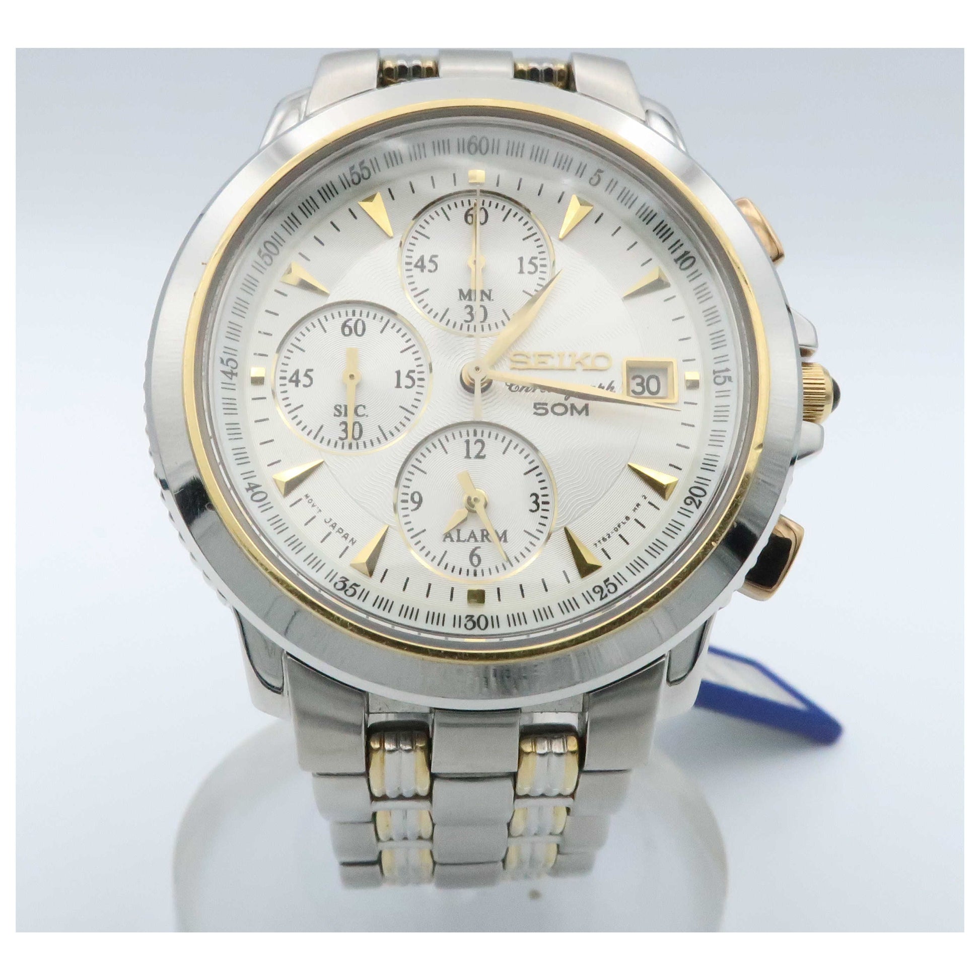 Front view of Seiko Le Grand Sport Men's Watch SNA470-PO2