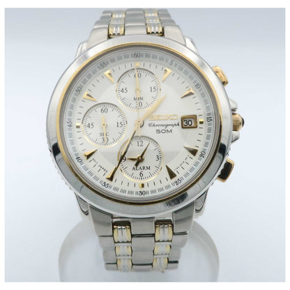 Front view of Seiko Le Grand Sport Men's Watch SNA470-PO