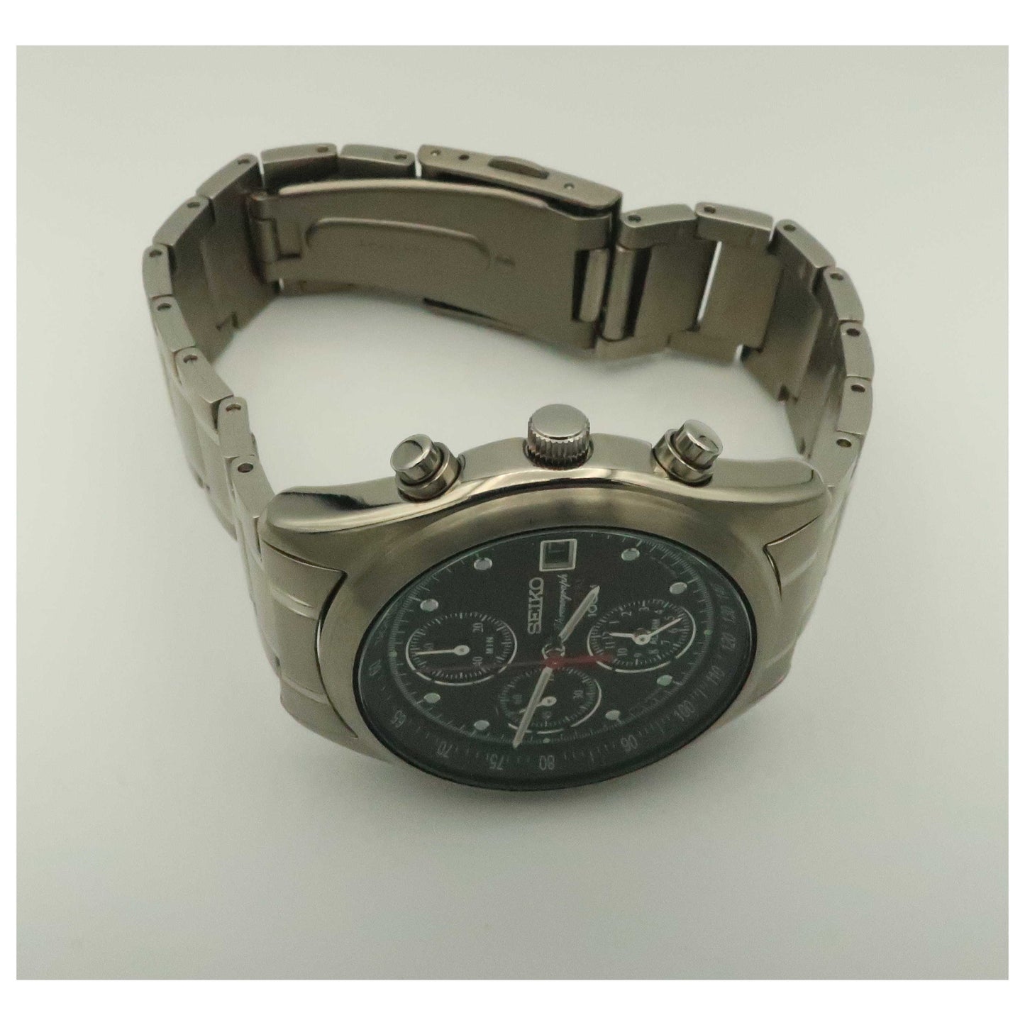 Seiko Alarm Chronograph Men's Watch SNA555-PO - Image #8
