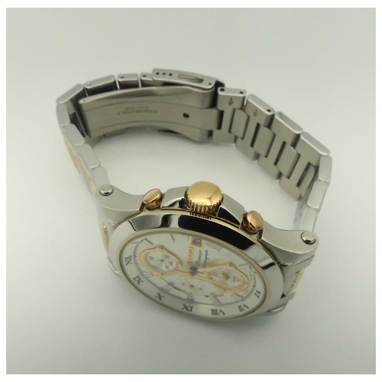 Seiko Premier Men's Quartz Watch SNA586-PO - Image #8