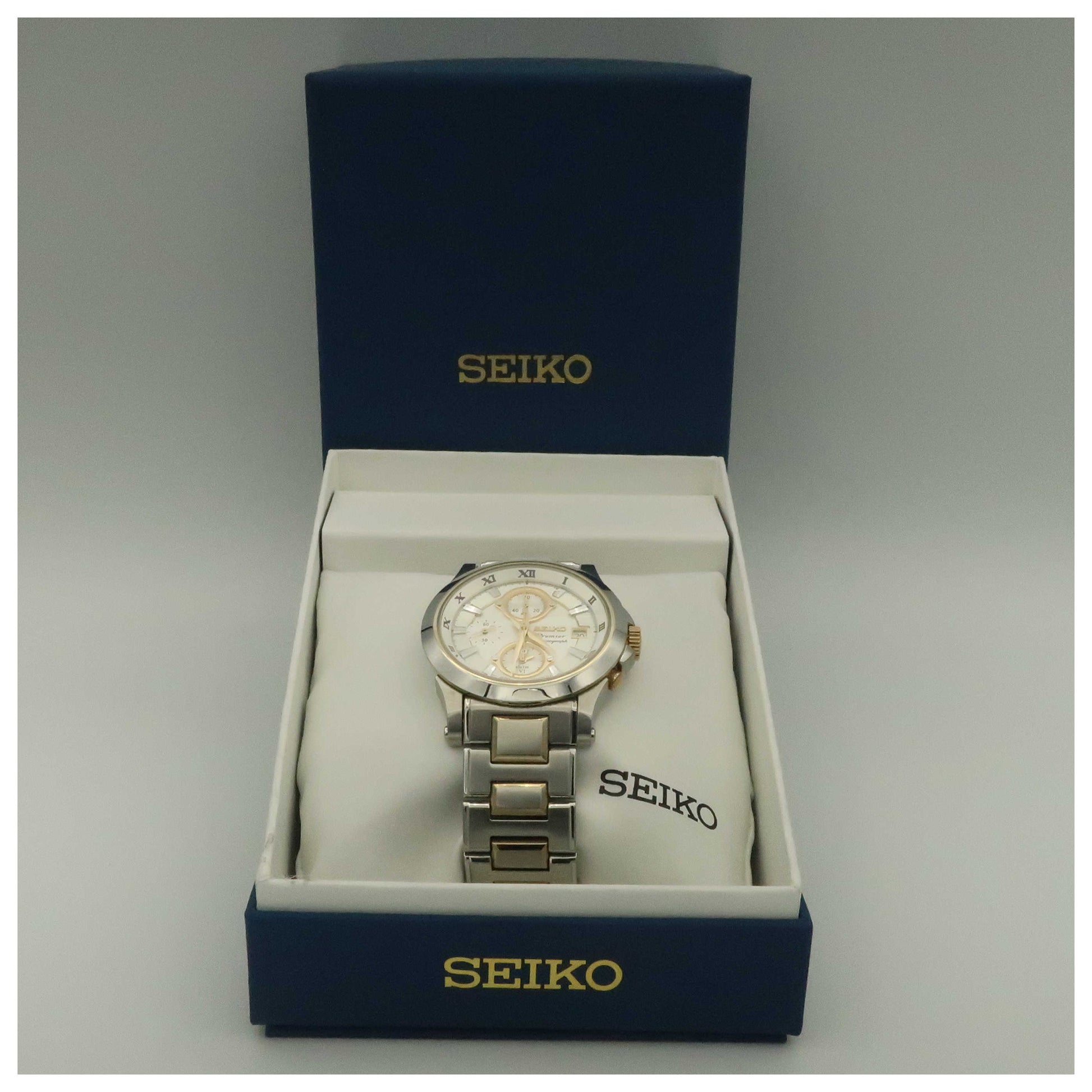 Seiko Premier Men's Quartz Watch SNA586-PO - Image #6