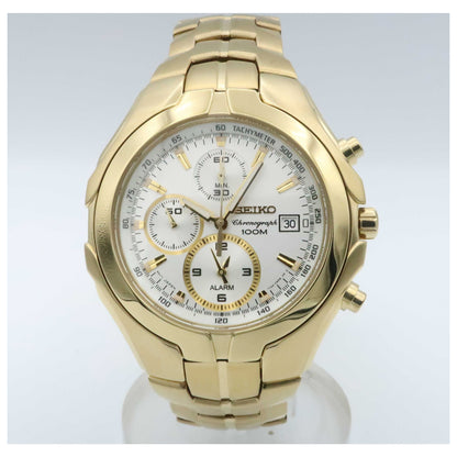 Front view of Seiko Excelsior Men's Quartz Watch SNAC96-SDV