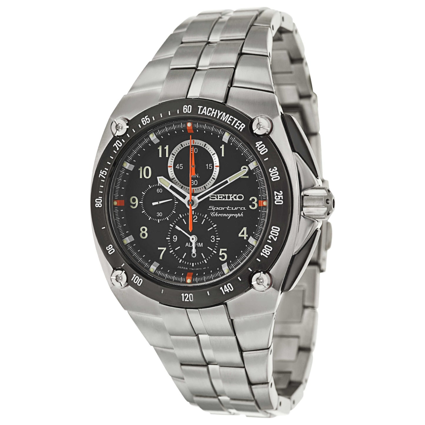 Front view of Seiko Sportura Men's Japanese Quartz (Battery-Powered) Watch SNAD23J1