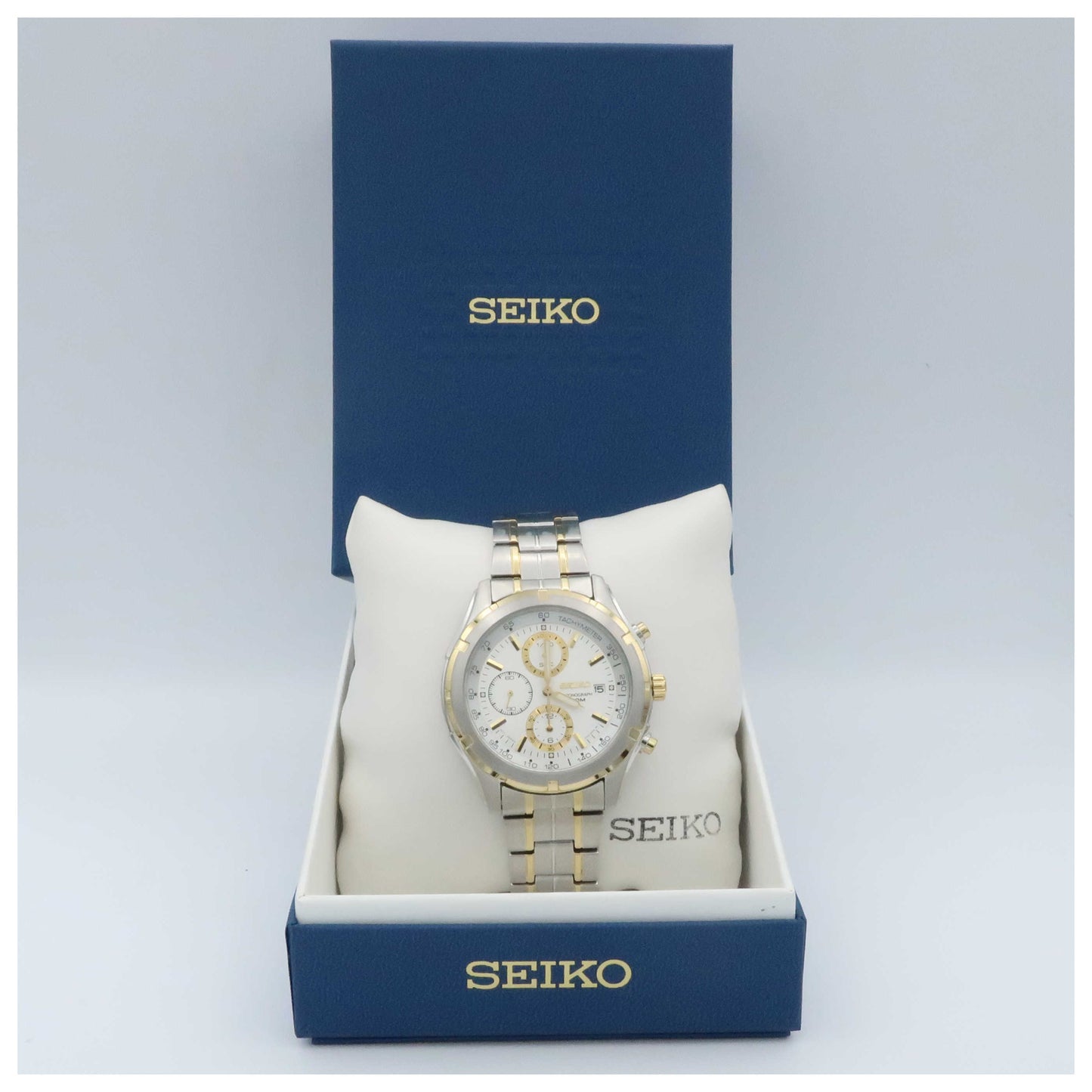 Seiko Chronograph Men's Quartz Watch SNDC38-SDV - Image #6