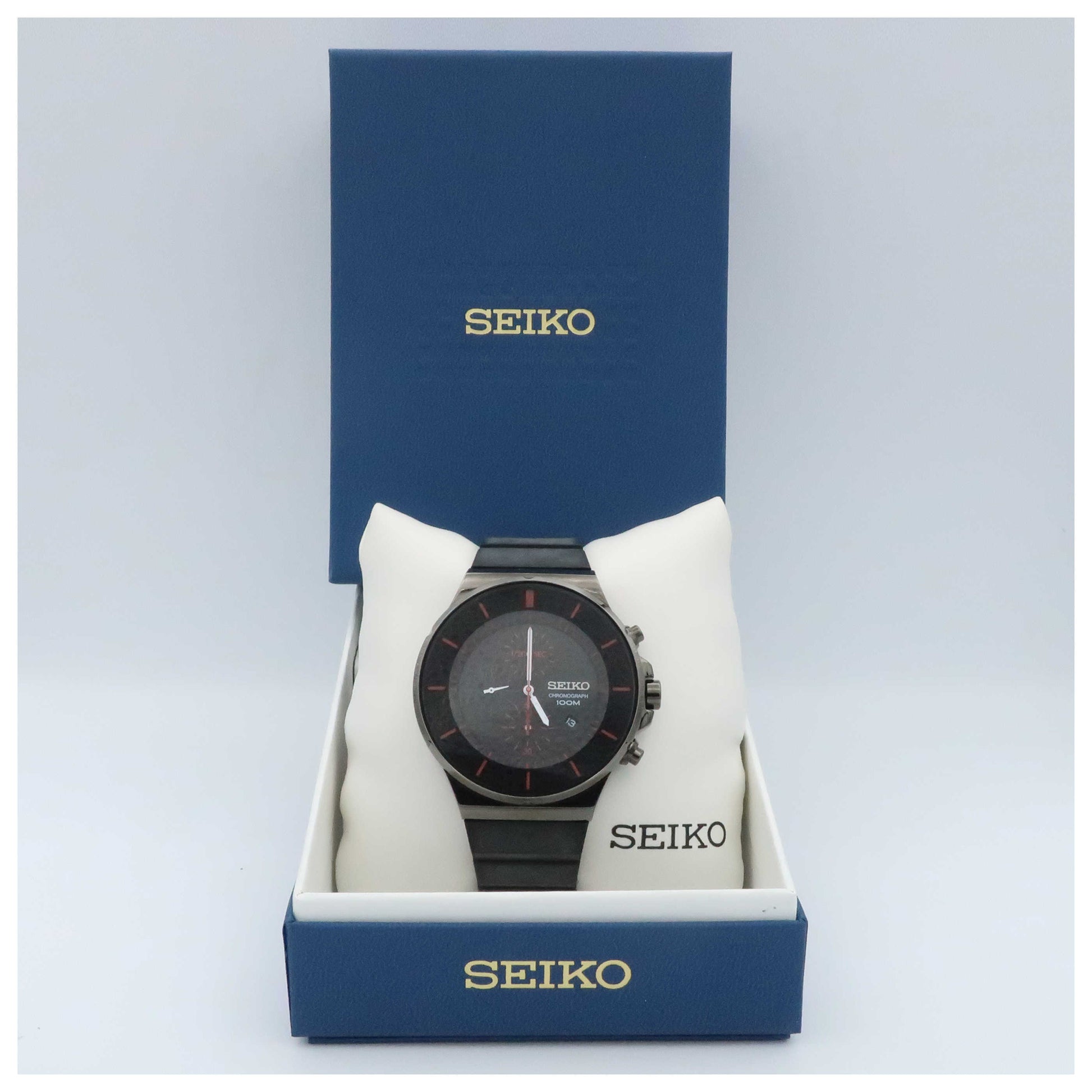 Seiko Chronograph Men's Japanese Quartz (Battery-Powered) Watch SNDD61-PO - Image #6