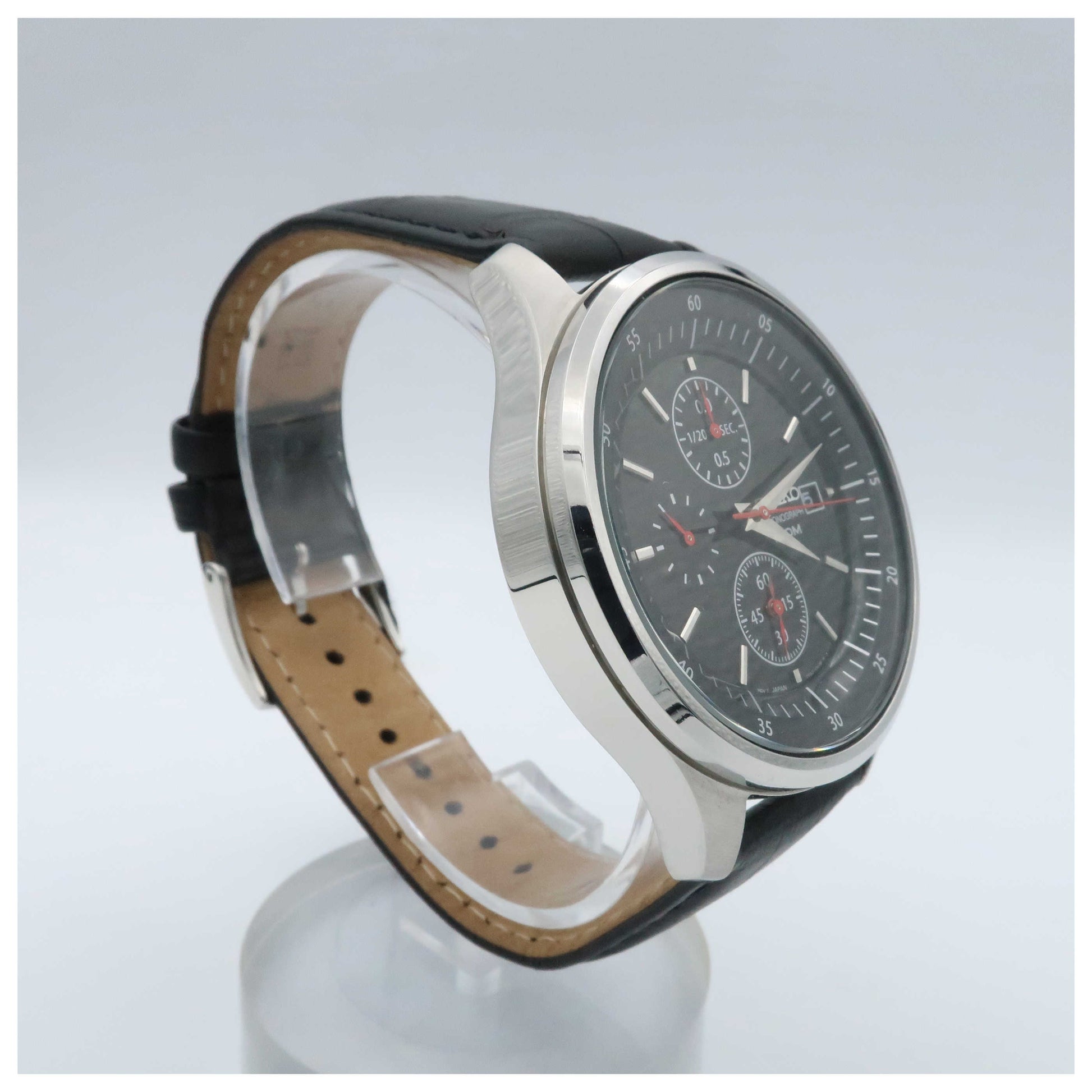 Seiko Chronograph Men's Japanese Quartz (Battery-Powered) Watch SNDE29-PO3 - Image #3