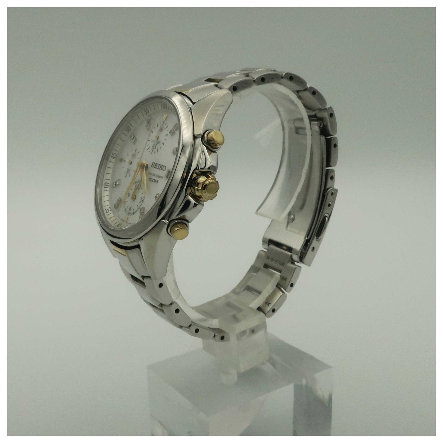 Seiko Chronograph Women's Japanese Quartz (Battery-Powered) Watch SNDY33P1 - Image #4