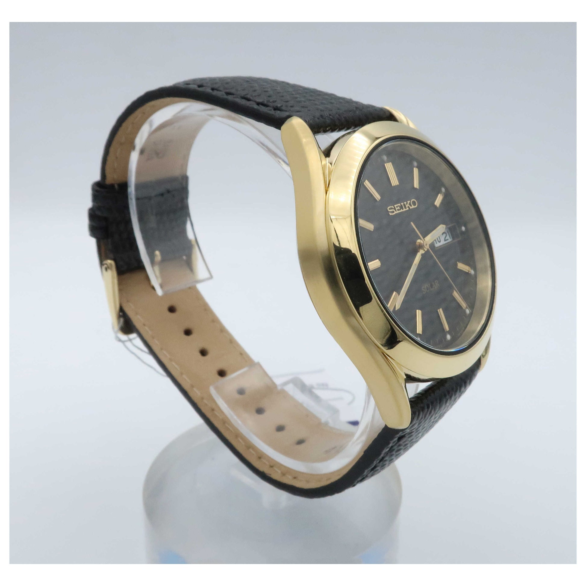 Seiko Core Men's Solar Powered Quartz Watch SNE054-SDV - Image #3