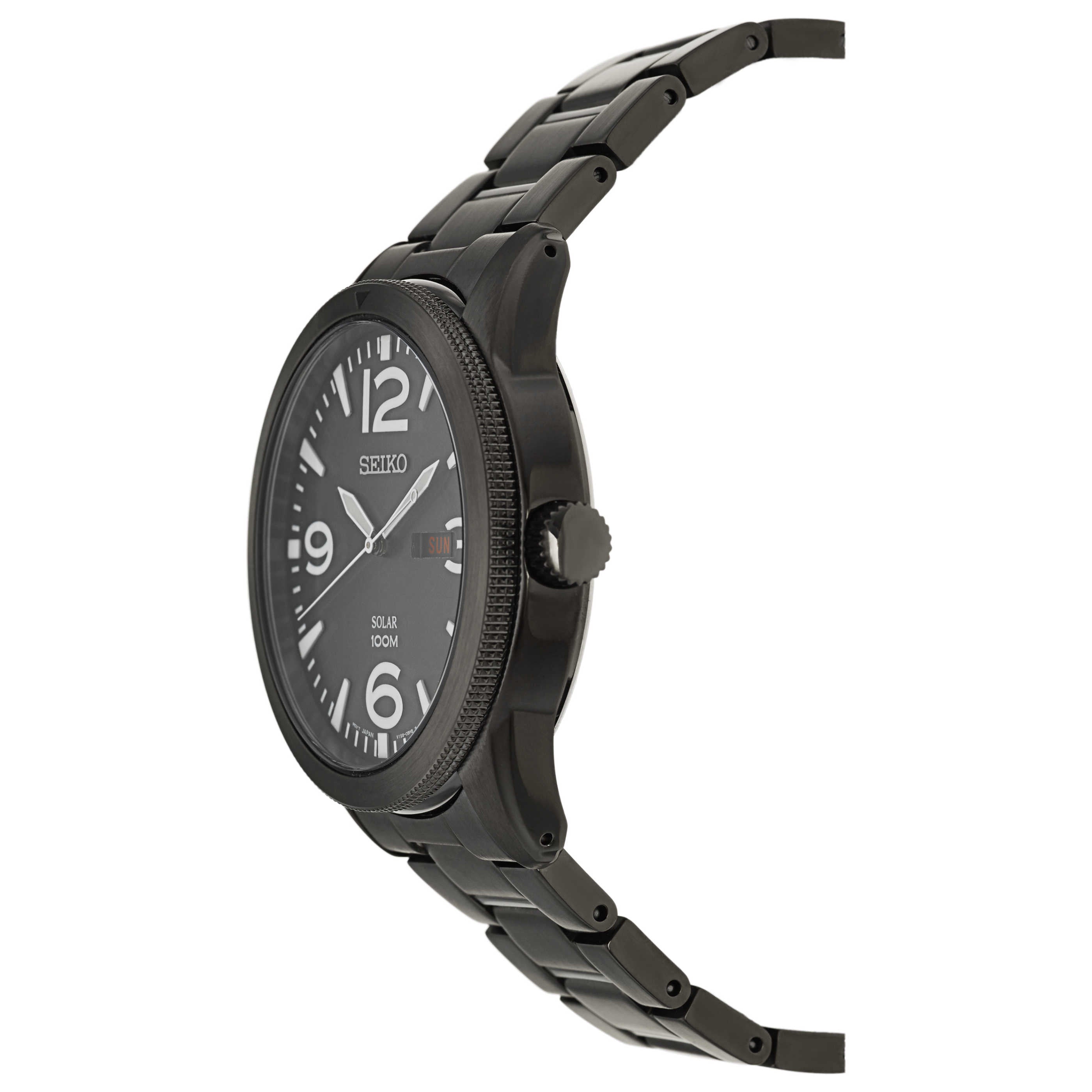 Seiko Men's Quartz Solar Watch SNE343 – Ashford.com