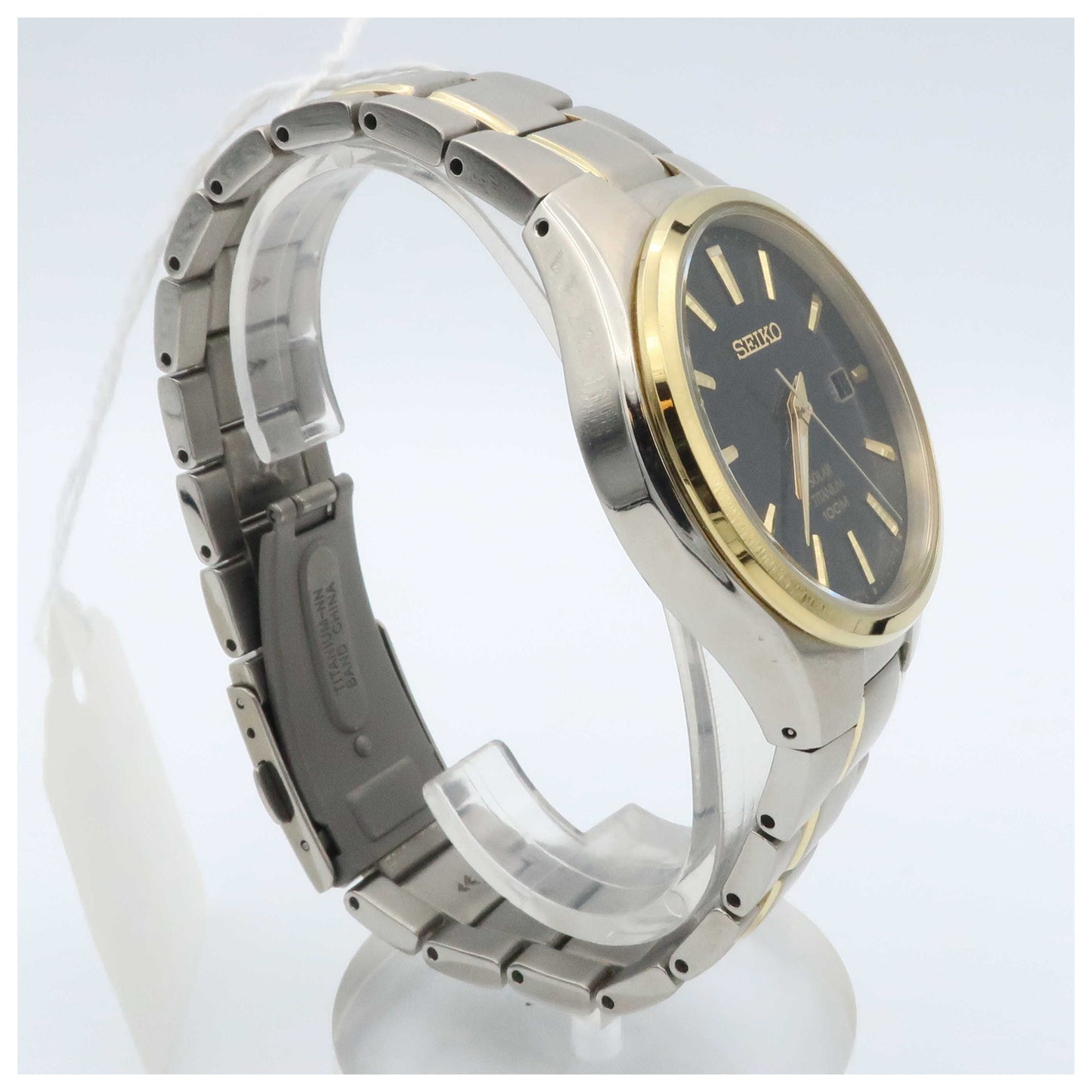 Seiko Core Men's Solar Powered Quartz Watch SNE382-PO - Image #3