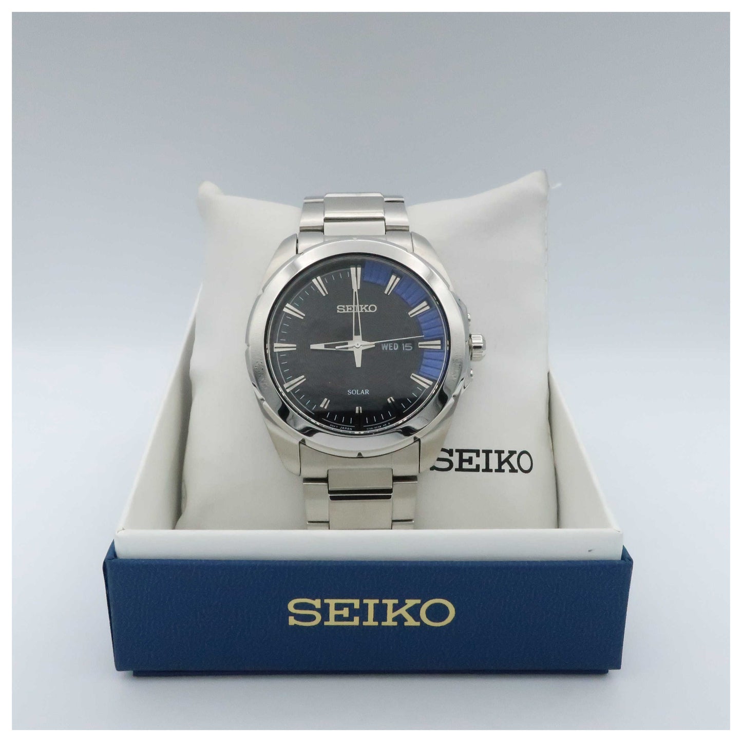 Seiko Recraft Series Men's Solar Powered Quartz Watch SNE415-PO - Image #6