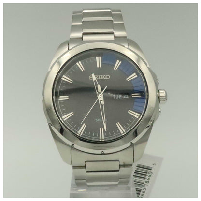 Front view of Seiko Recraft Series Men's Solar Powered Quartz Watch SNE415-SDV