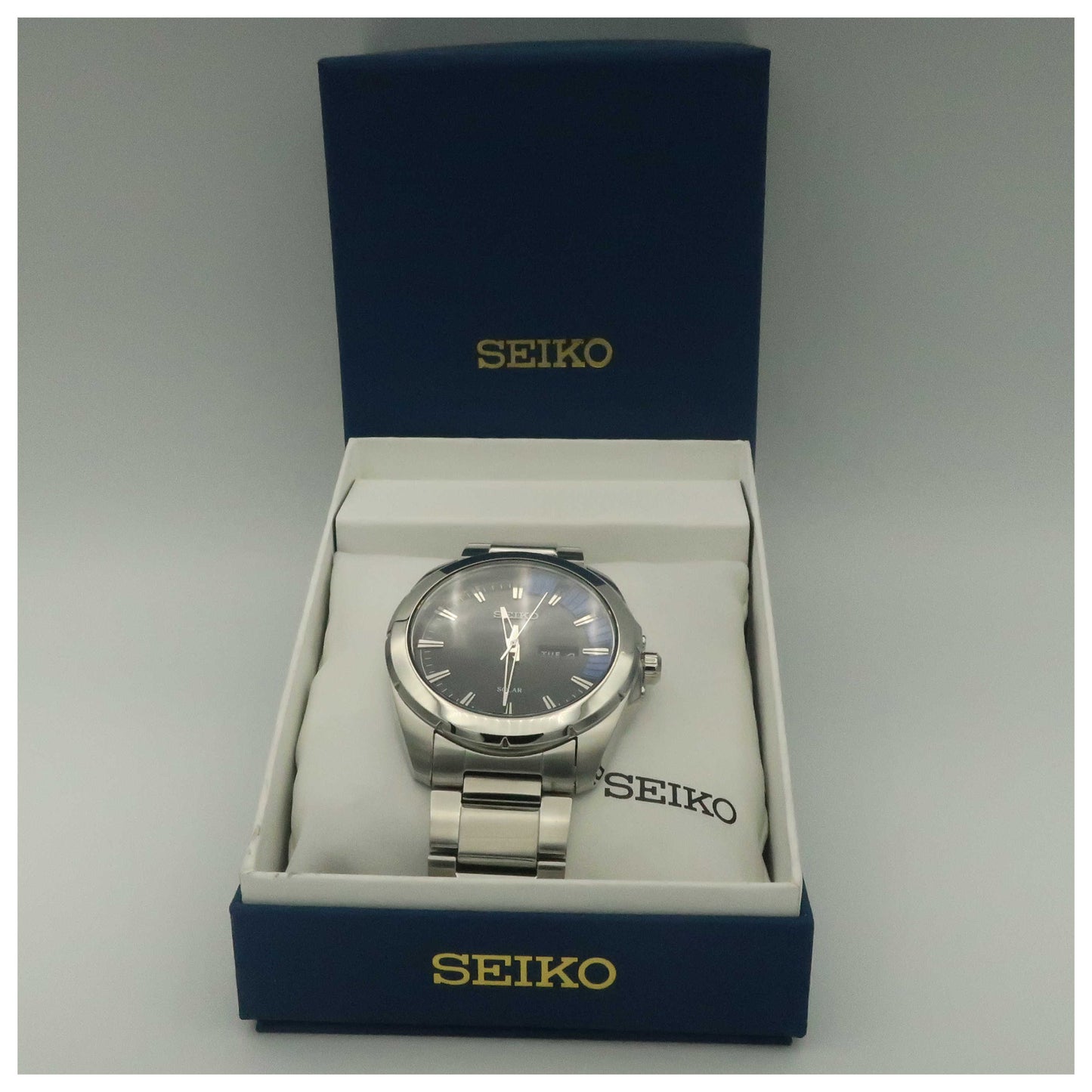 Seiko Recraft Series Men's Solar Powered Quartz Watch SNE415-SDV - Image #6
