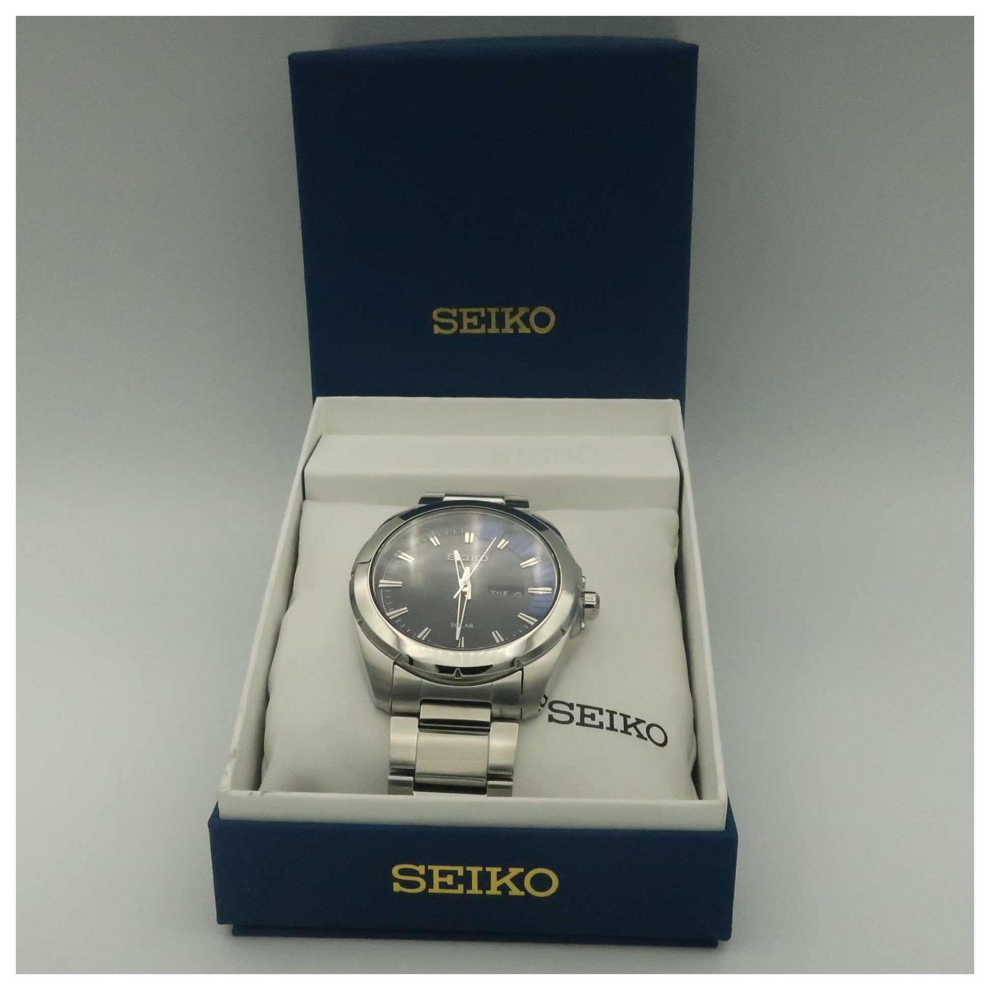 Seiko Recraft Series Men's Solar Powered Quartz Watch SNE415-SDV - Image #6