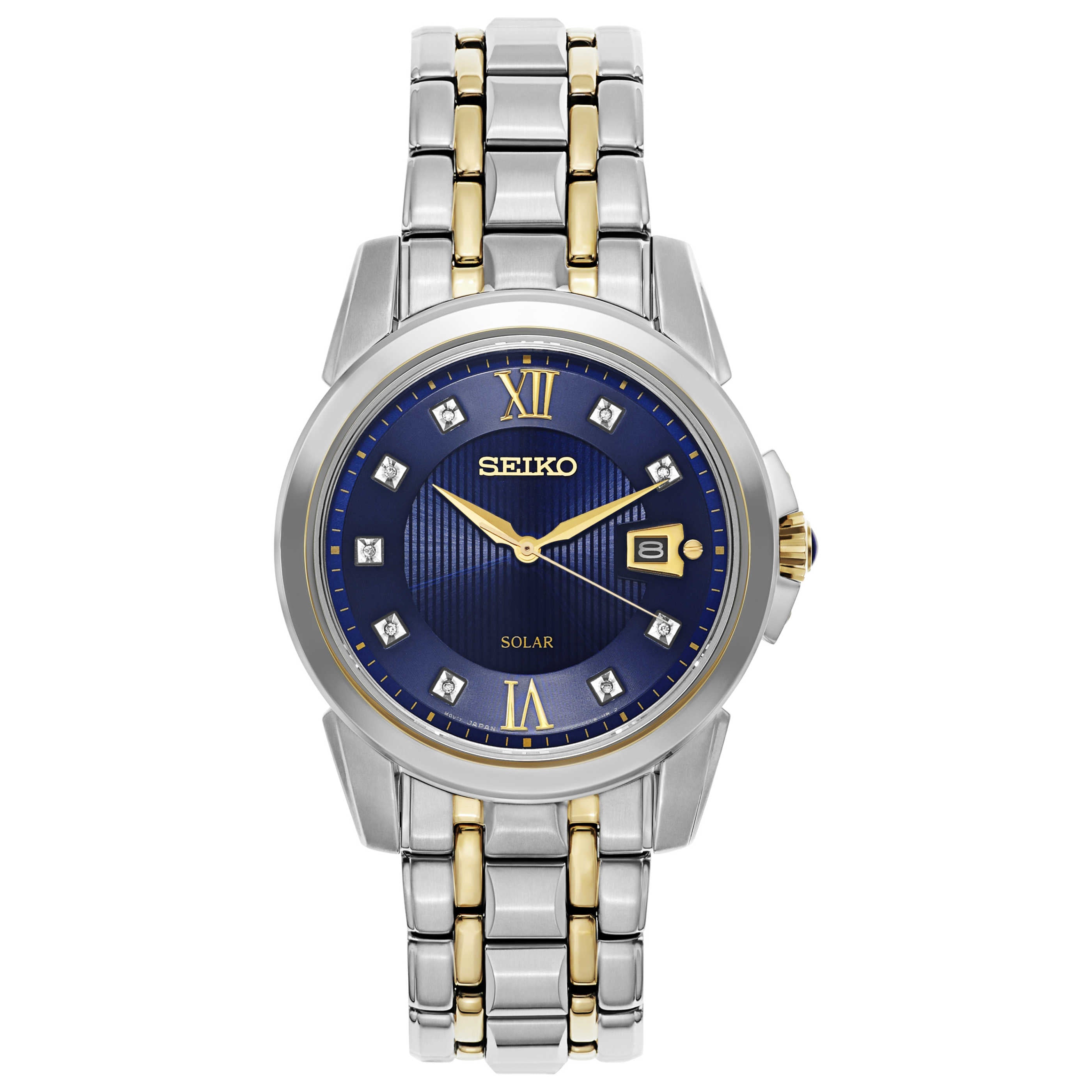 Seiko Men's Quartz Solar Watch SNE428 – Ashford.com