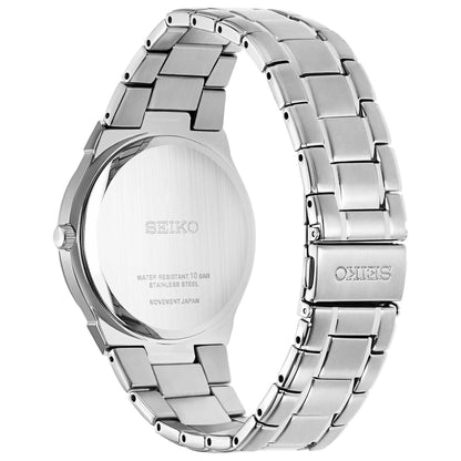 Seiko Diamond Men's Solar Powered Quartz Watch SNE429 - Image #2