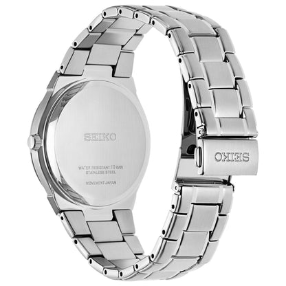 Seiko Diamond Men's Solar Powered Quartz Watch SNE429 - Image #7