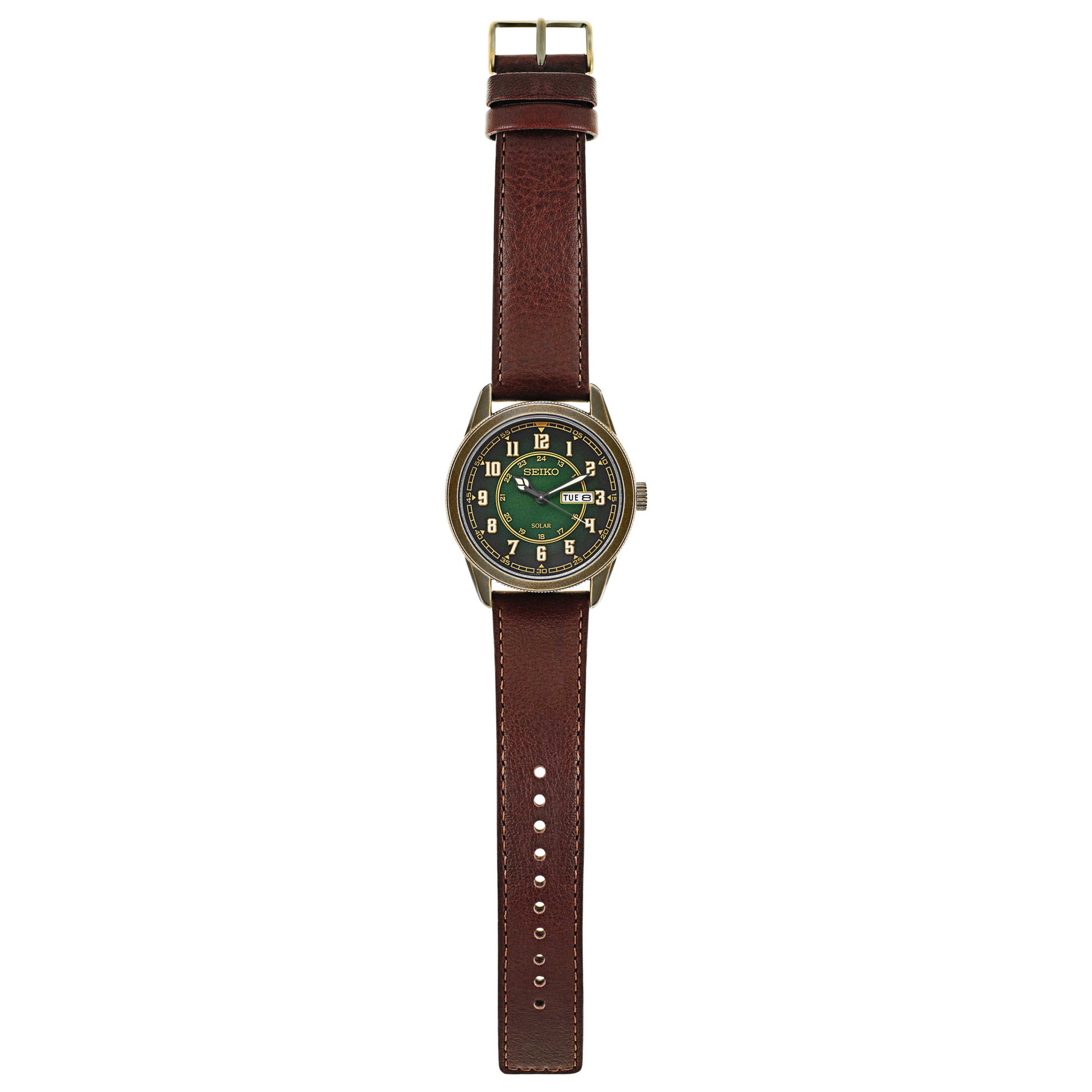 Seiko Recraft Series Men's Solar Powered Quartz Watch SNE448 - Image #8