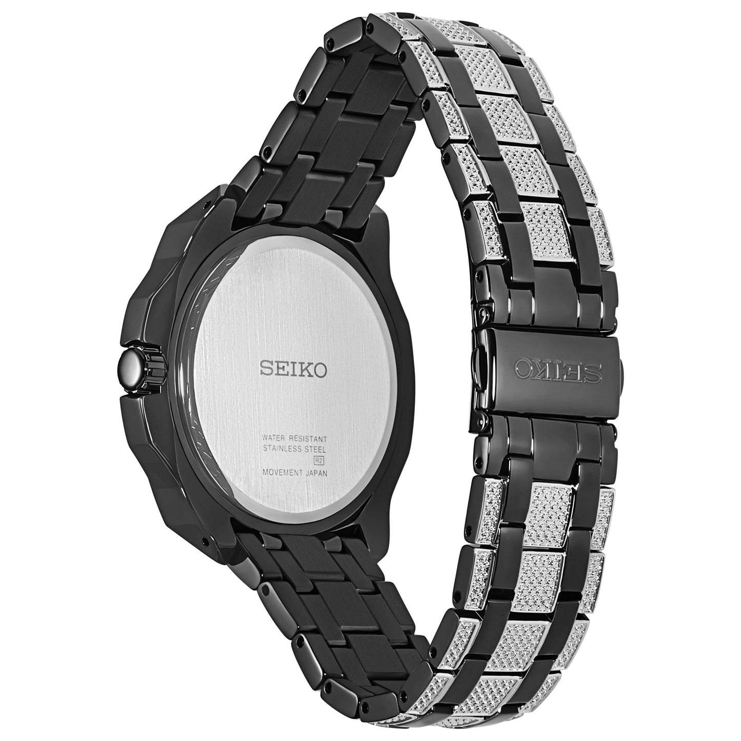 Seiko Solar Men's Solar Powered Quartz Watch SNE459 - Image #2
