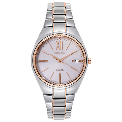 Front view of Seiko Recraft Series Women's Solar Powered Quartz Watch SNE878