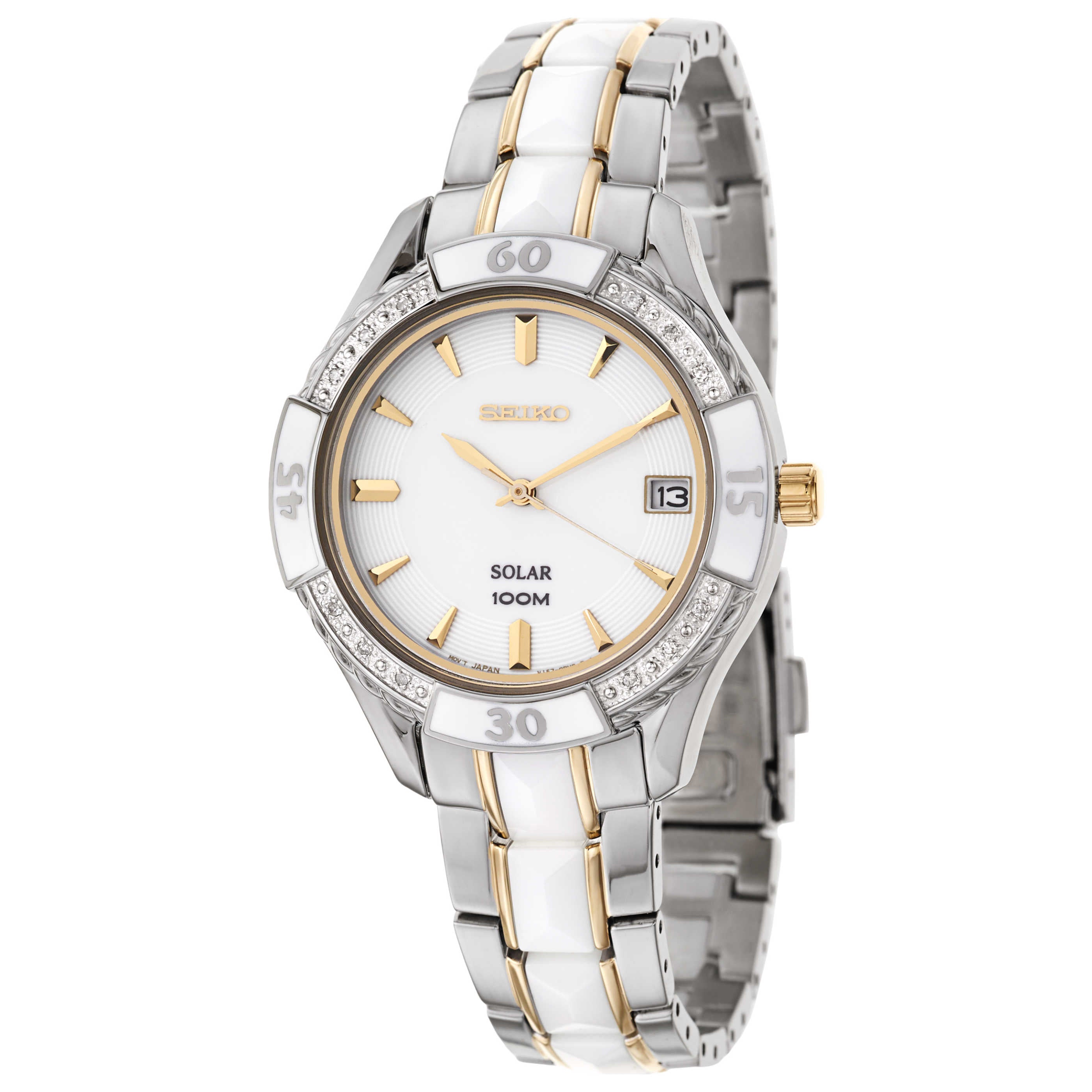 Seiko Women's Quartz Solar Watch SNE880 – Ashford.com