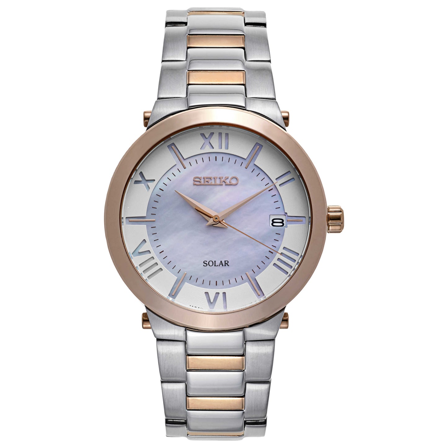 Front view of Seiko Recraft Series Women's Solar Powered Quartz Watch SNE882
