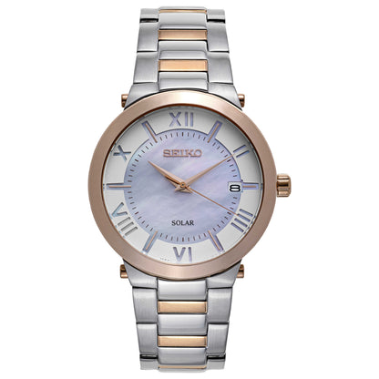 Front view of Seiko Recraft Series Women's Solar Powered Quartz Watch SNE882