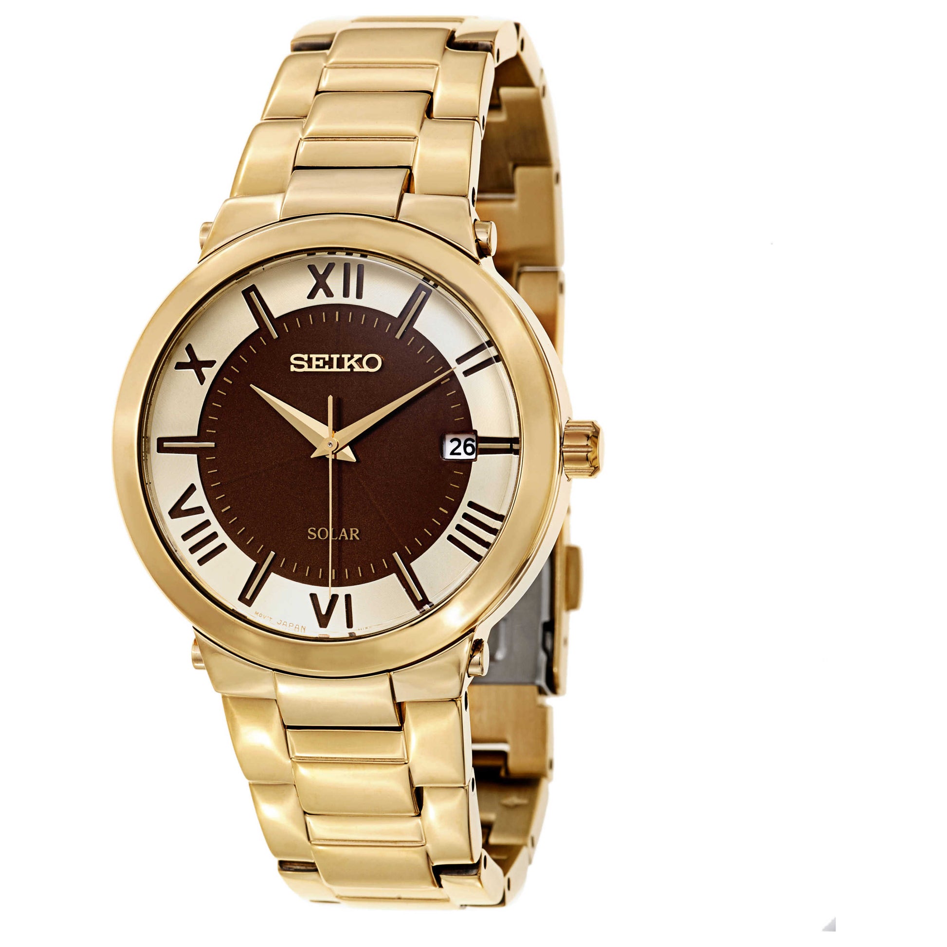 Front view of Seiko Recraft Series Women's Solar Powered Quartz Watch SNE884