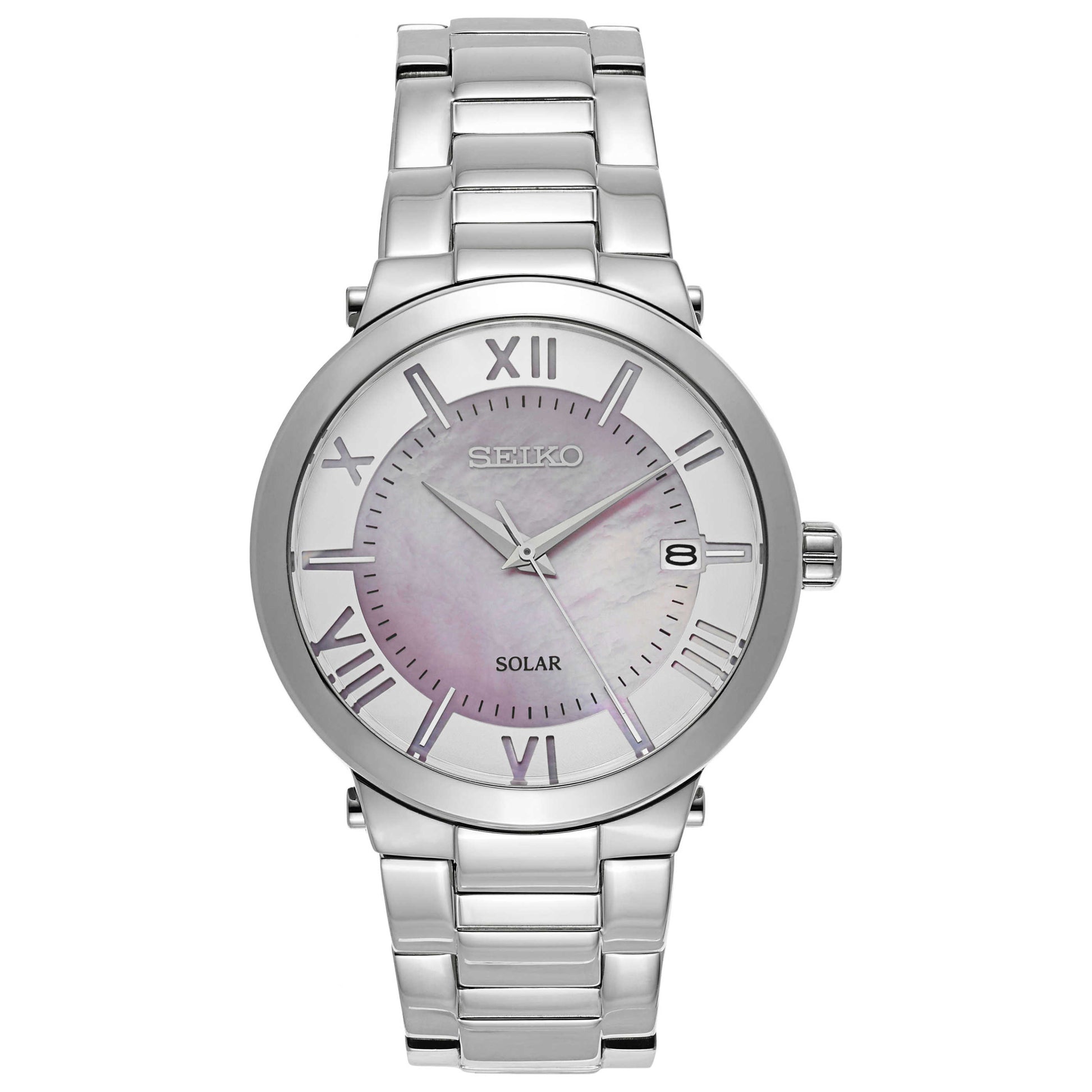 Front view of Seiko Recraft Series Women's Solar Powered Quartz Watch SNE885
