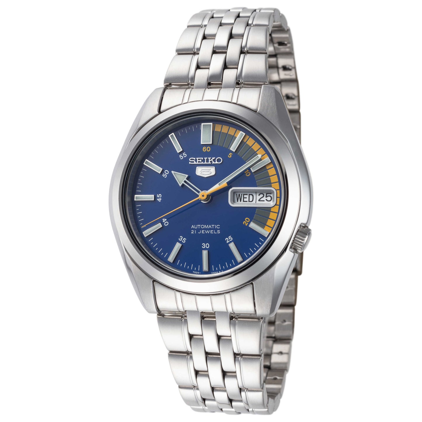 Front view of Seiko Series 5 Men's Automatic Watch SNK371K1