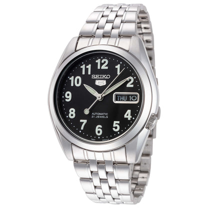 Front view of Seiko Series 5 Men's Automatic Watch SNK381