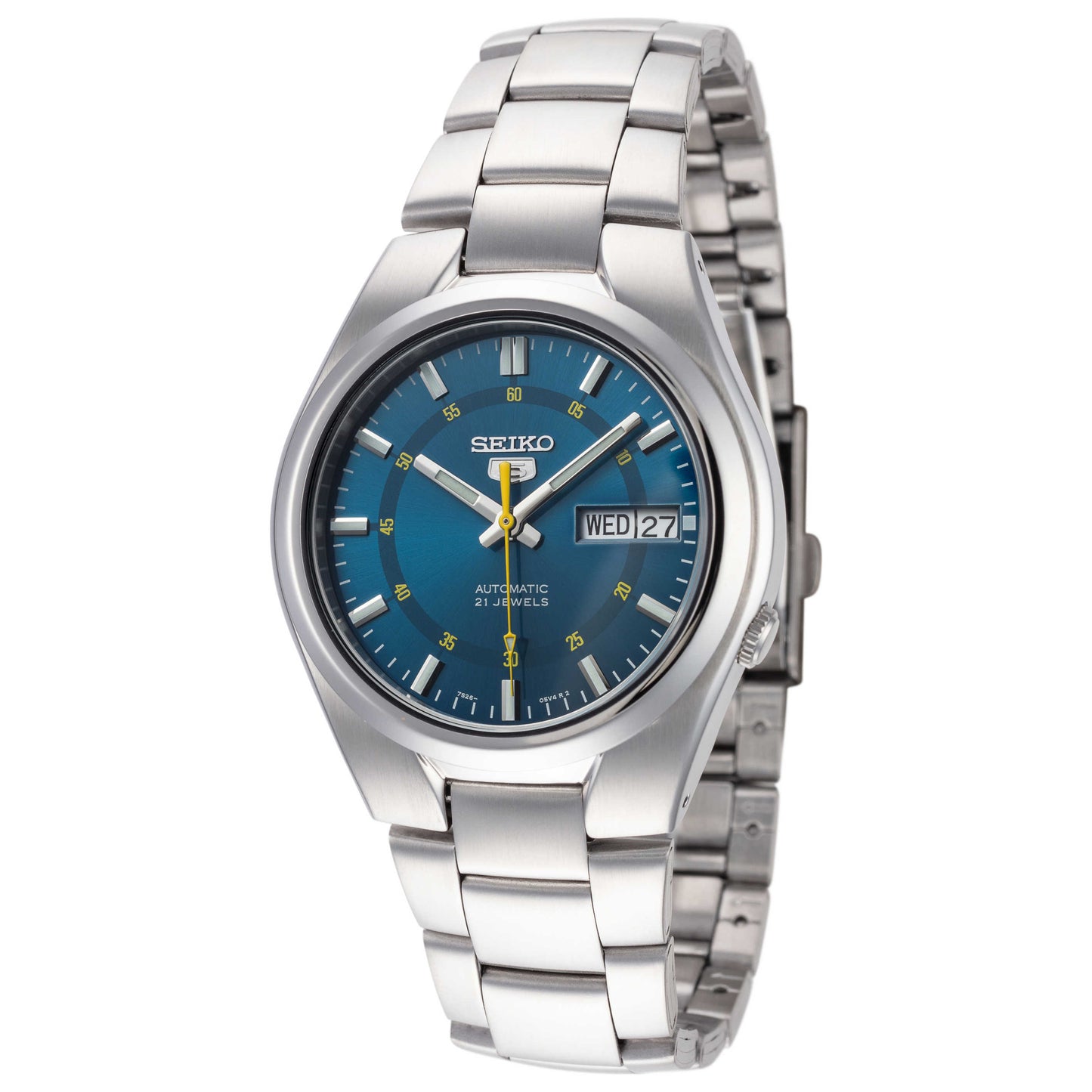 Front view of Seiko Series 5 Men's Automatic Watch SNK615K1