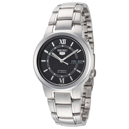 Front view of Seiko Series 5 Men's Automatic Watch SNKA23K1