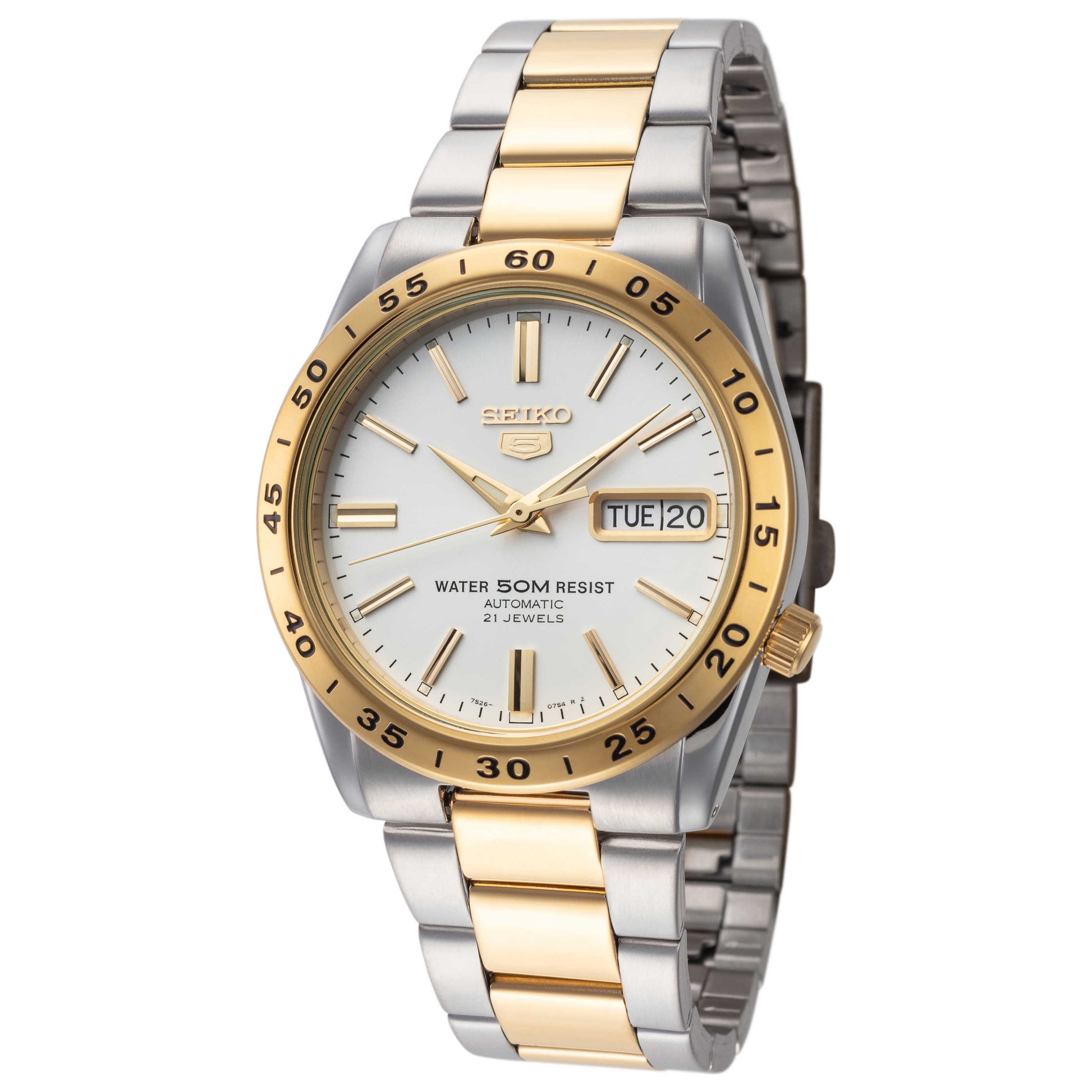 Front view of Seiko Series 5 Women's Automatic Watch SNKE04K1