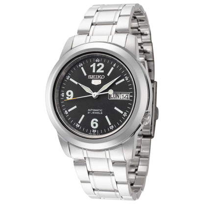Front view of Seiko Series 5 Men's Automatic Watch SNKE61
