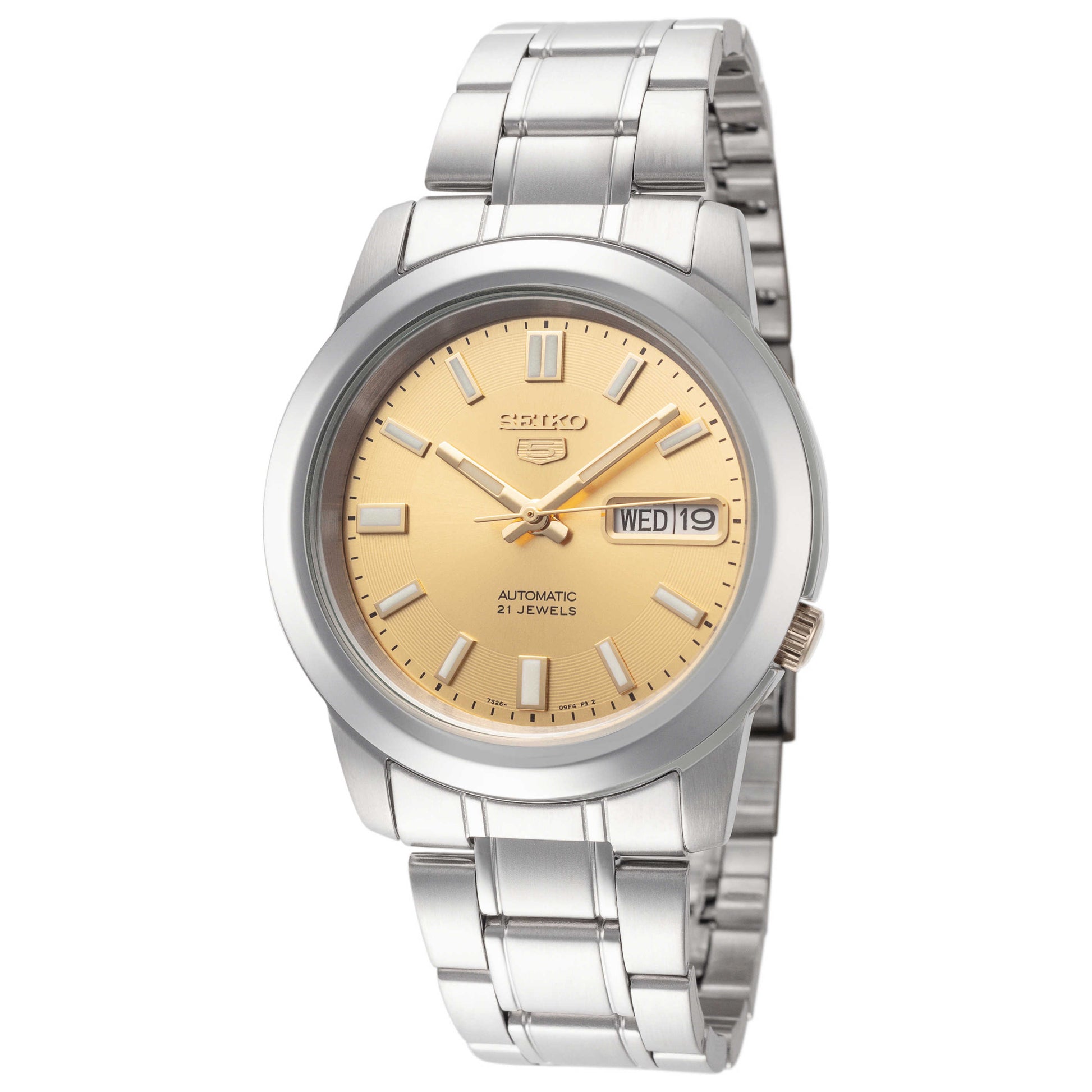 Front view of Seiko Series 5 Men's Automatic Watch SNKK13