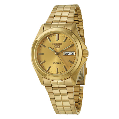 Front view of Seiko Series 5 Men's Automatic Watch SNKK98