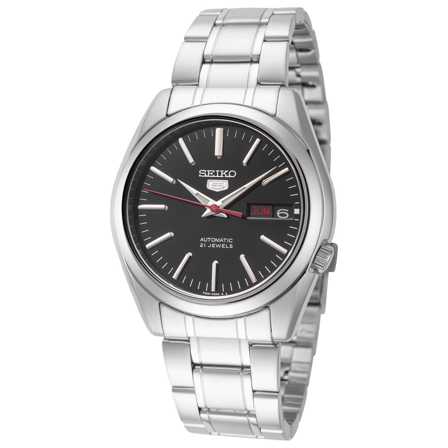 Front view of Seiko Series 5 Men's Automatic Watch SNKL45K1