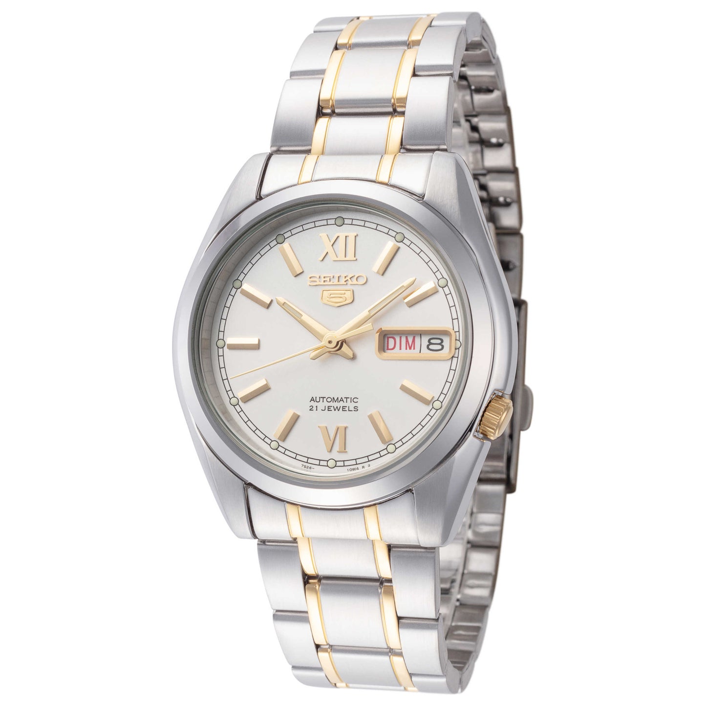 Front view of Seiko Series 5 Men's Automatic Watch SNKL57