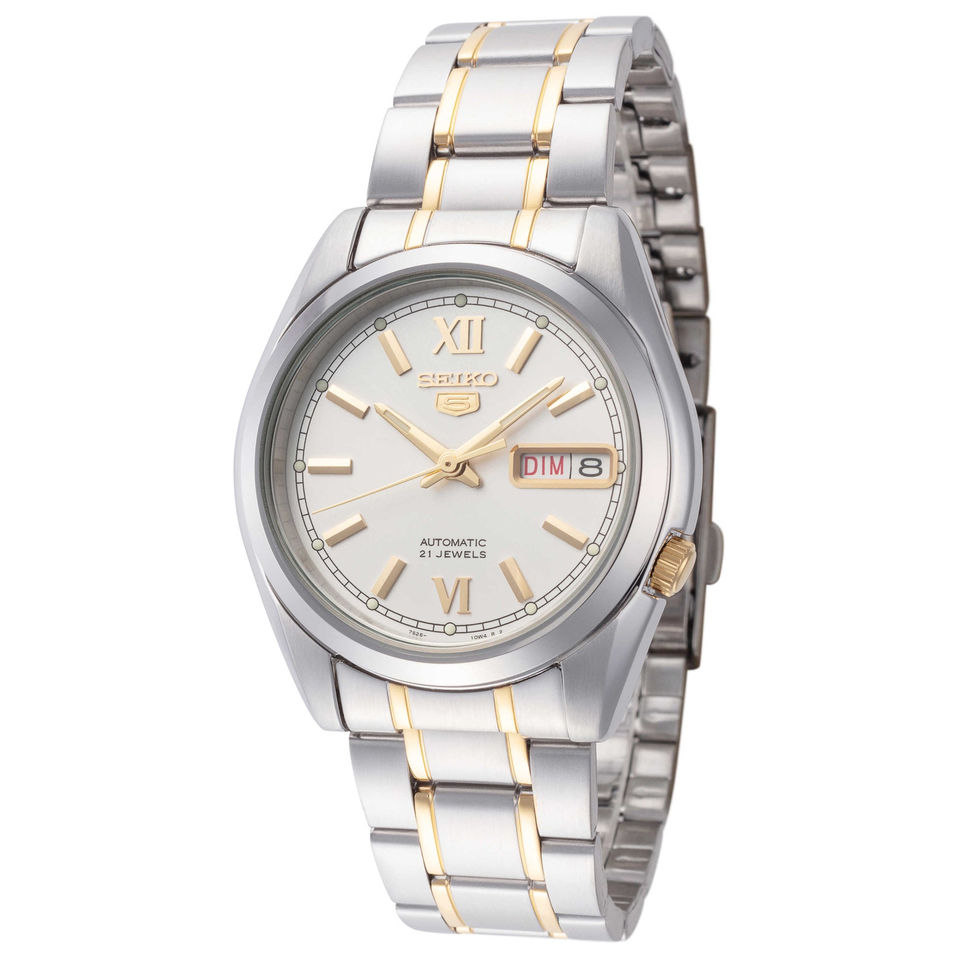 Front view of Seiko Series 5 Men's Automatic Watch SNKL57