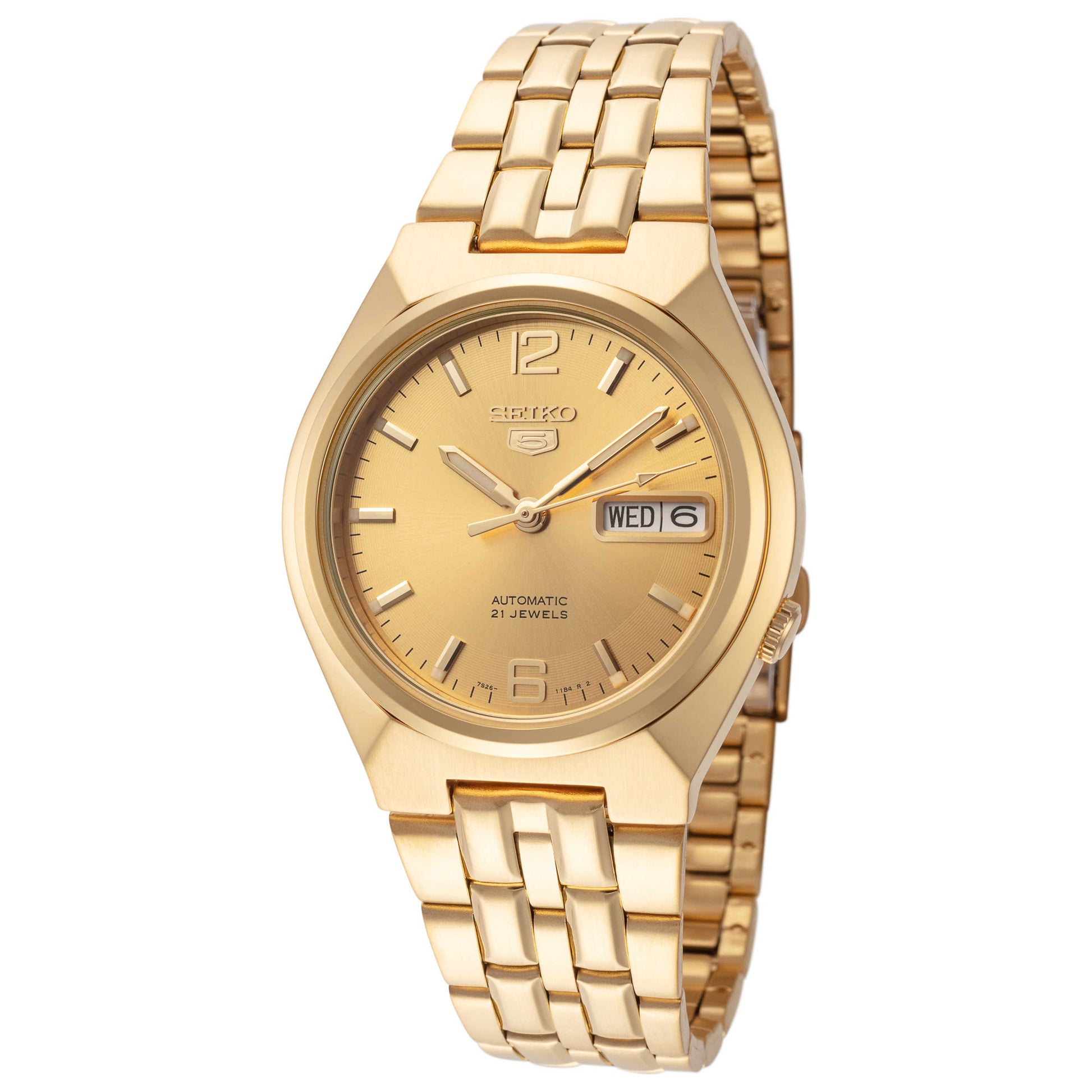 Front view of Seiko Series 5 Men's Automatic Watch SNKL64