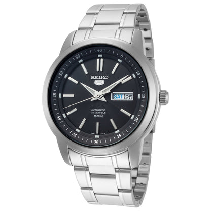 Front view of Seiko Series 5 Men's Automatic Watch SNKM87