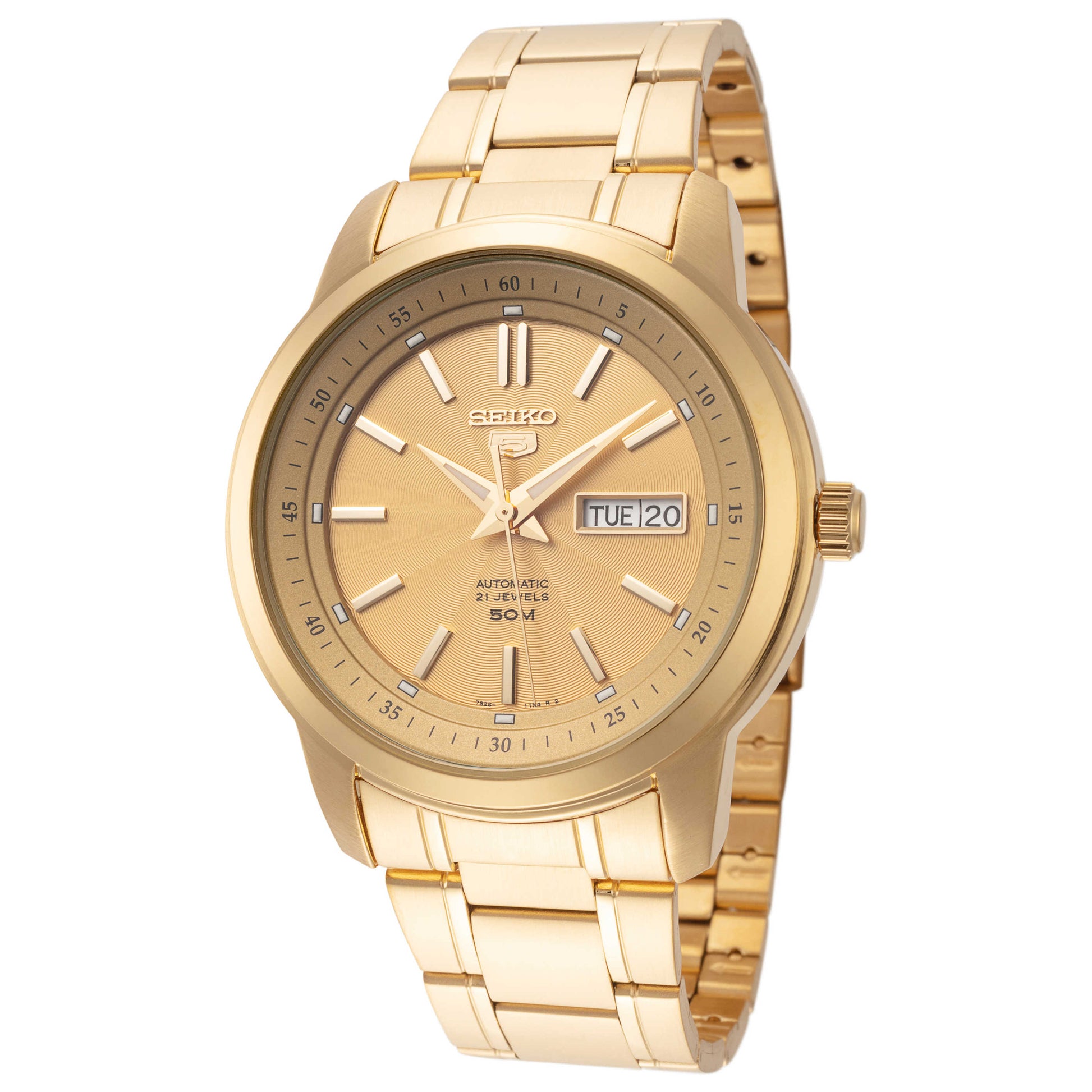 Front view of Seiko Series 5 Men's Automatic Watch SNKM94K1