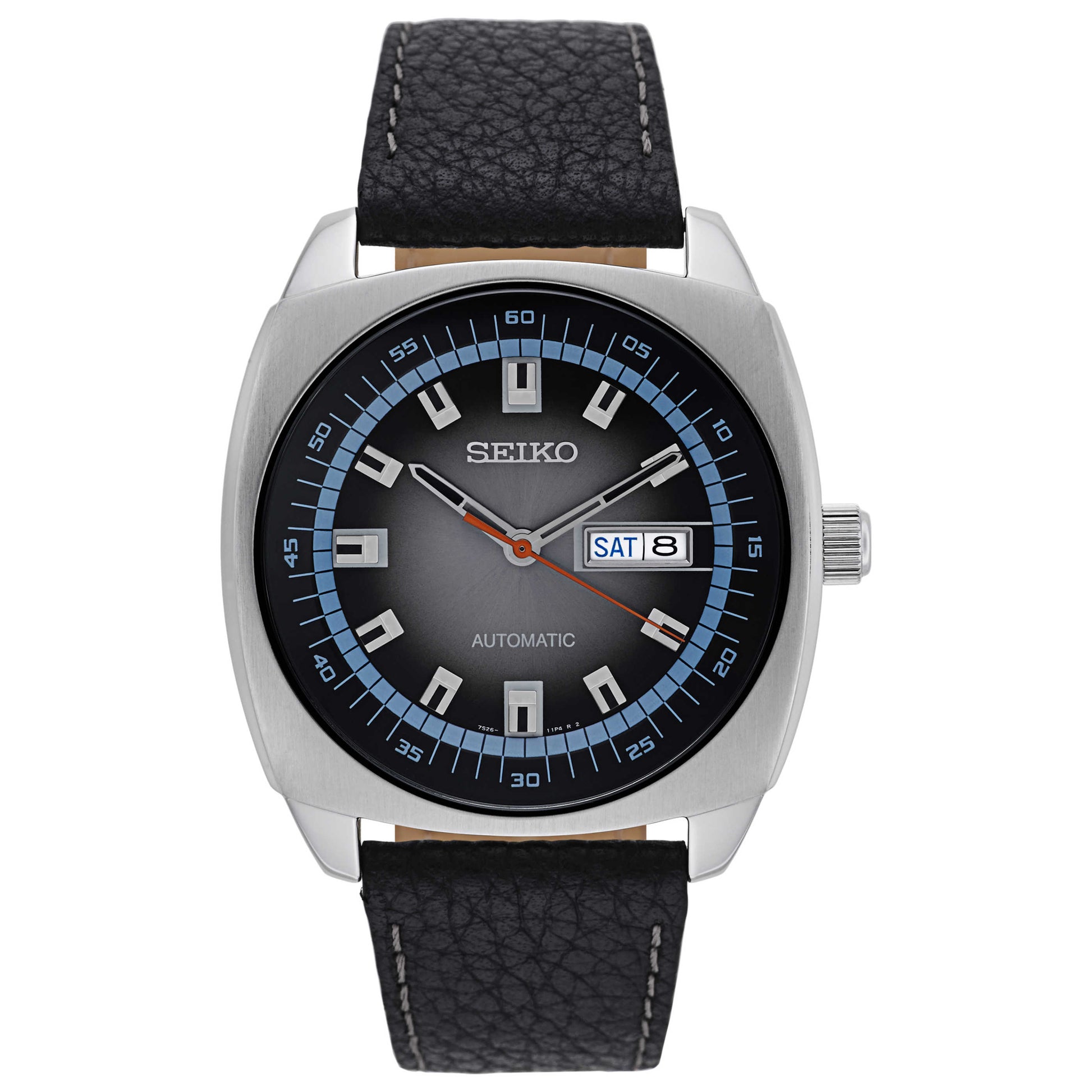 Front view of Seiko Recraft Series Men's Malaysian Mechanical Automatic (Self-Winding) Watch SNKN01