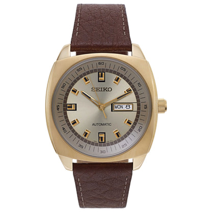 Front view of Seiko Recraft Series Men's Malaysian Mechanical Automatic (Self-Winding) Watch SNKN02