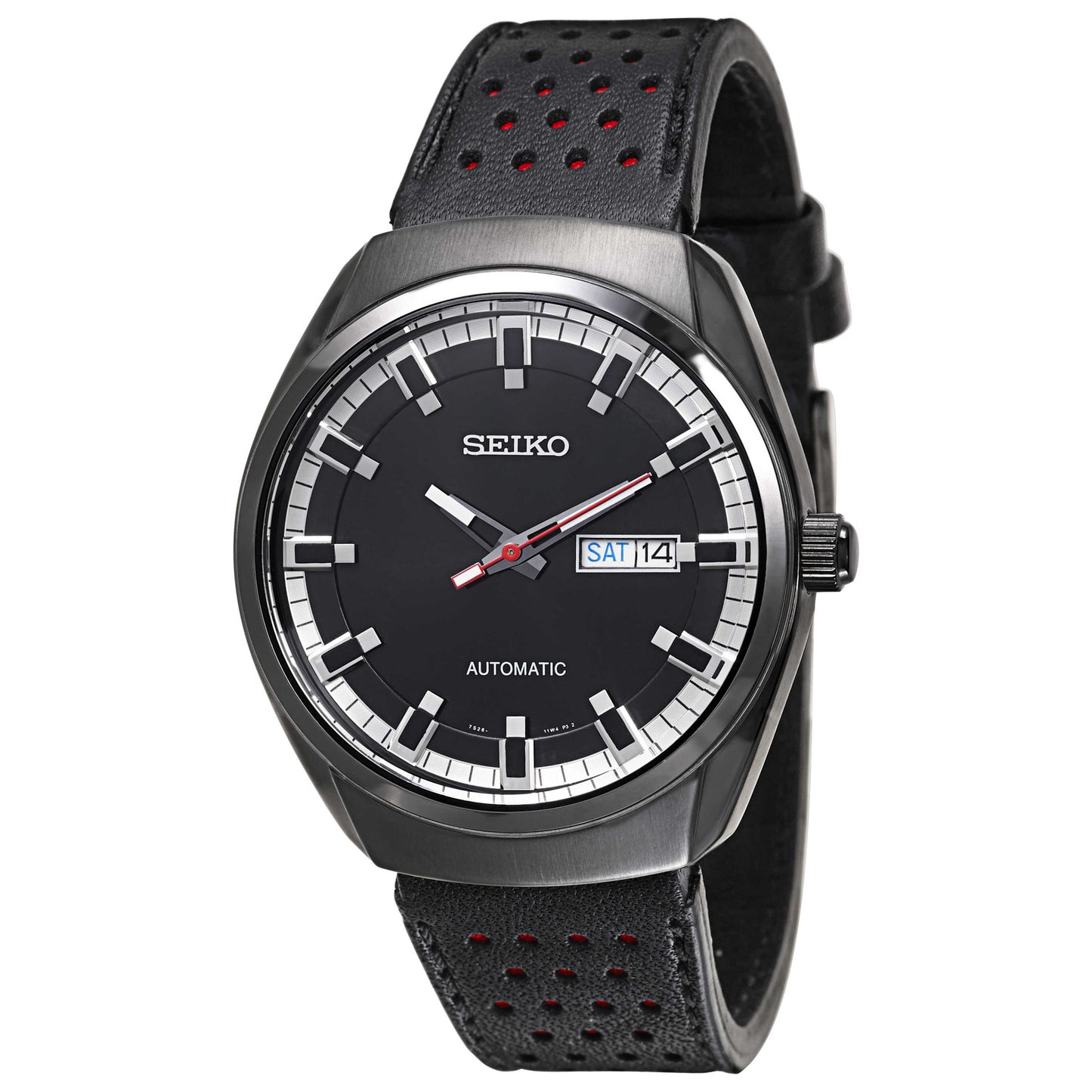 Front view of Seiko Recraft Series Men's Malaysian Mechanical Automatic (Self-Winding) Watch SNKN45