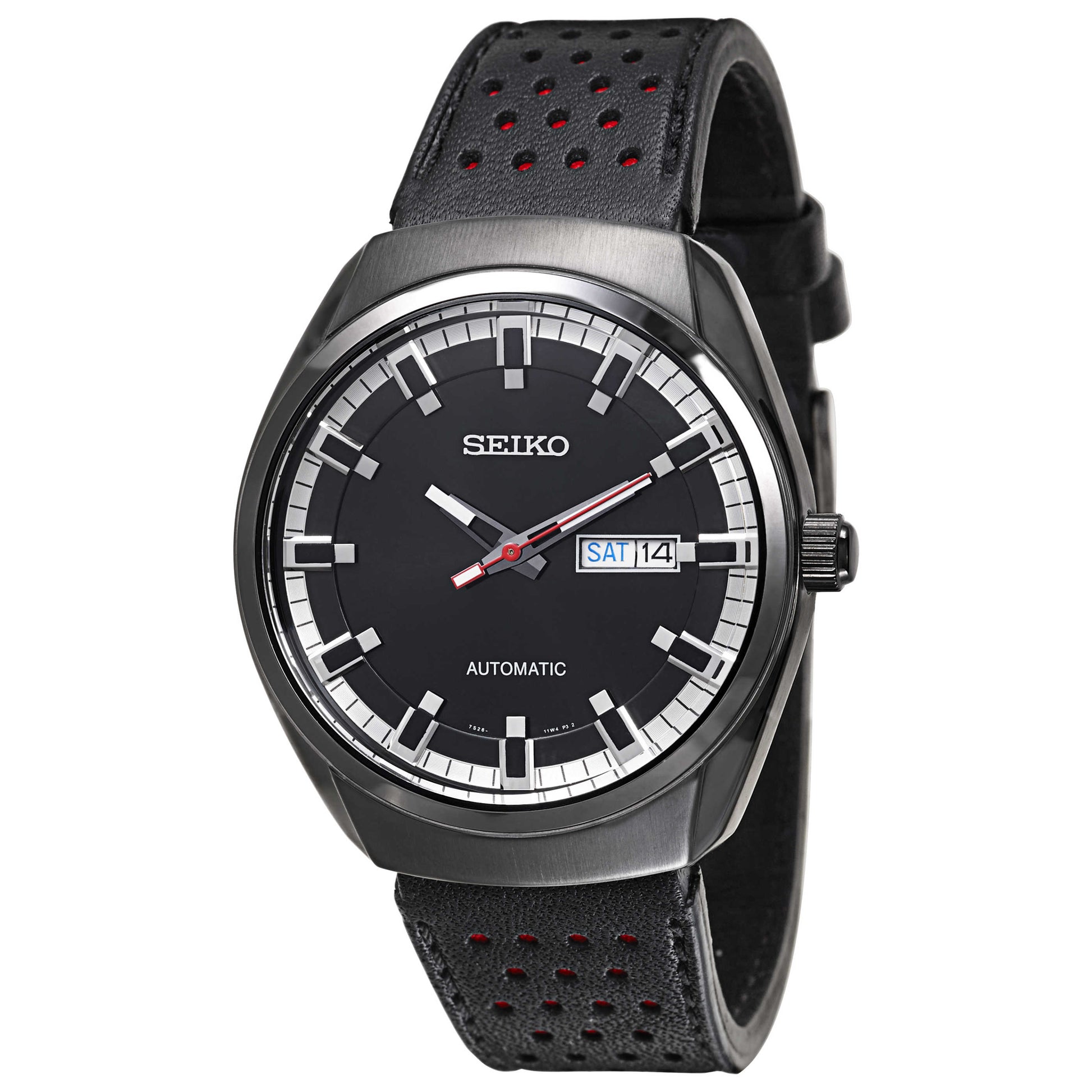 Front view of Seiko Recraft Series Men's Malaysian Mechanical Automatic (Self-Winding) Watch SNKN45